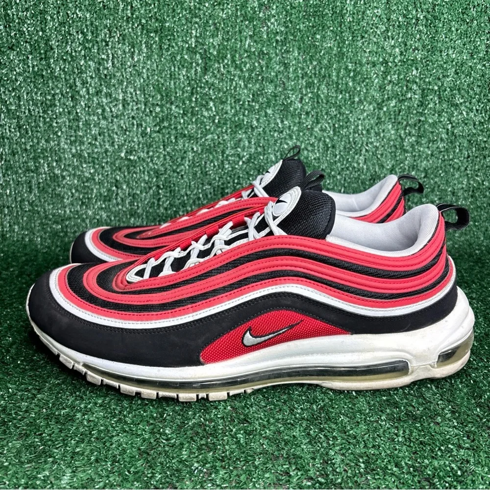 Nike ID Air Max 97 By You Mens Shoes Sneakers Black Red CT7949-991 Size‎ 14